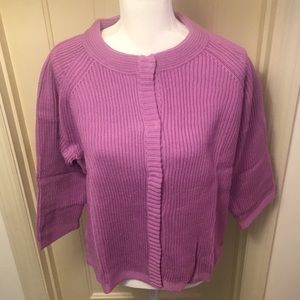 Talbots Ribbed Cardigan Sweater NWT